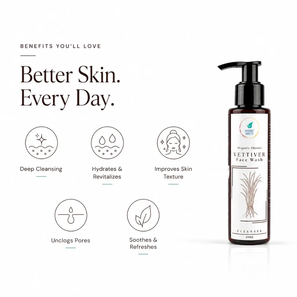 Vettiver Face wash - Best for Acne & Pimples