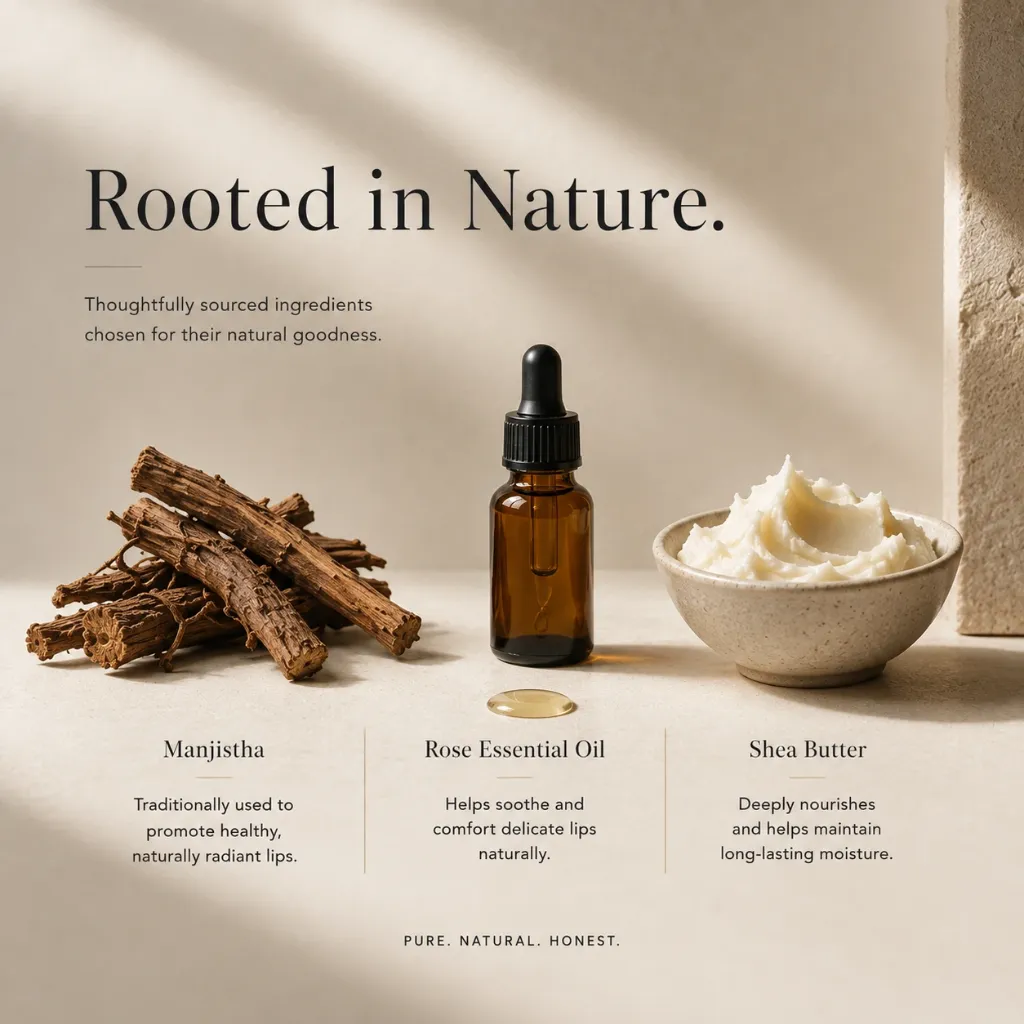 manjistha lip balm ingredients.webp