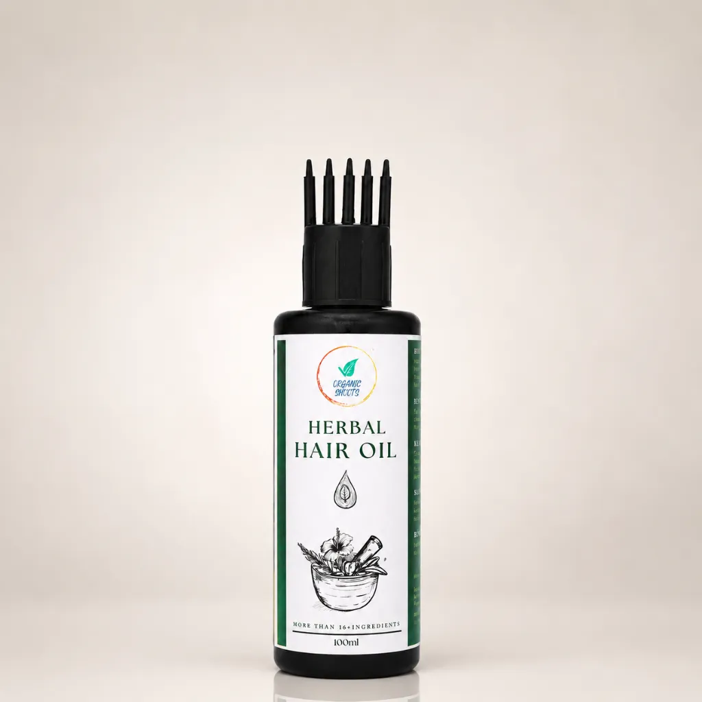Organic Shoots Herbal Hair Oil – Nourish, Strengthen & Grow